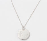 Diamonique Birthflower "Holly' Sterling Silver Pendant Necklace